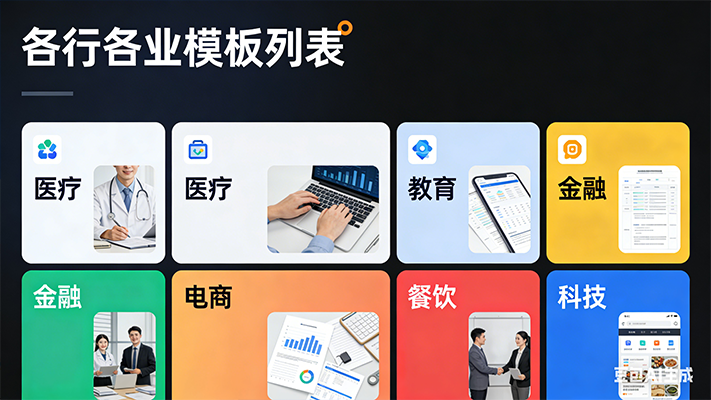 各行各业模板