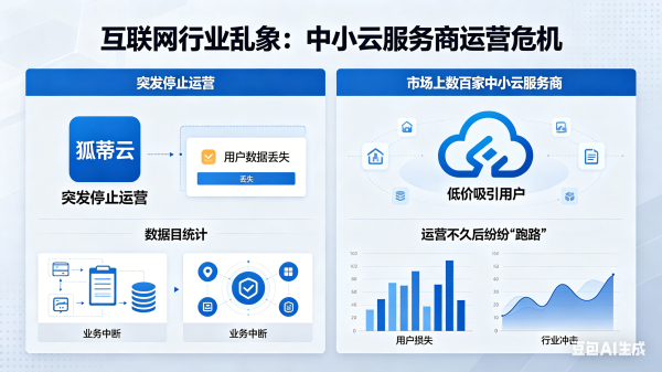 狐蒂云跑路事件：IDC行业乱象与反思